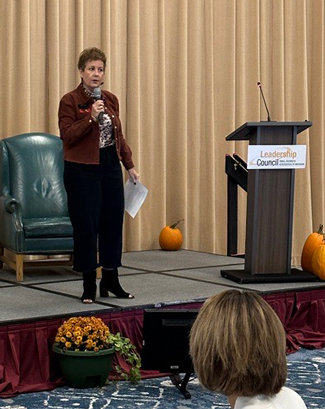 Sheri Welsh speaks at SBAM's Fall Summit